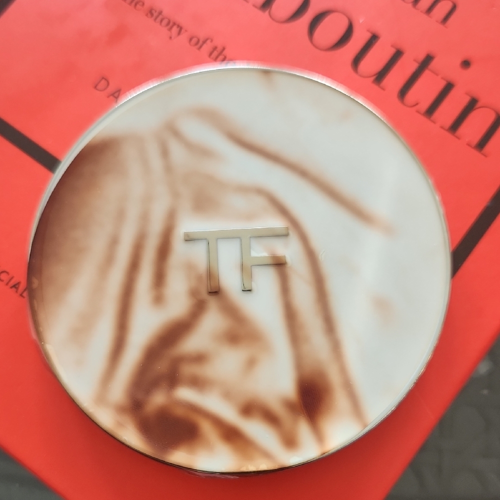 Tom Ford Brown and Cream Compact Mirror GWP